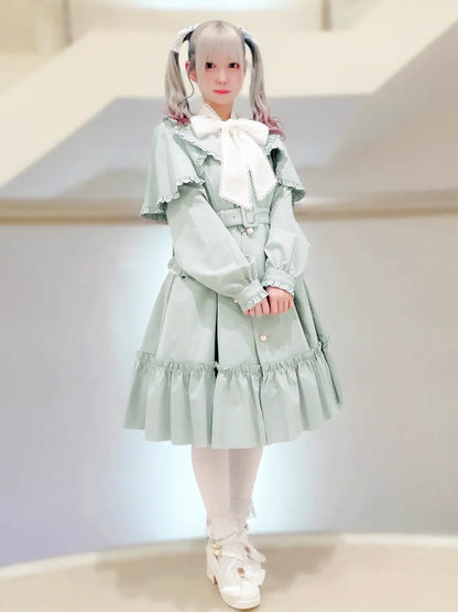 Sweet Frill トレンチコート サックス（SaxeBlue） FREE ｜Amavel（アマベル）公式サイト