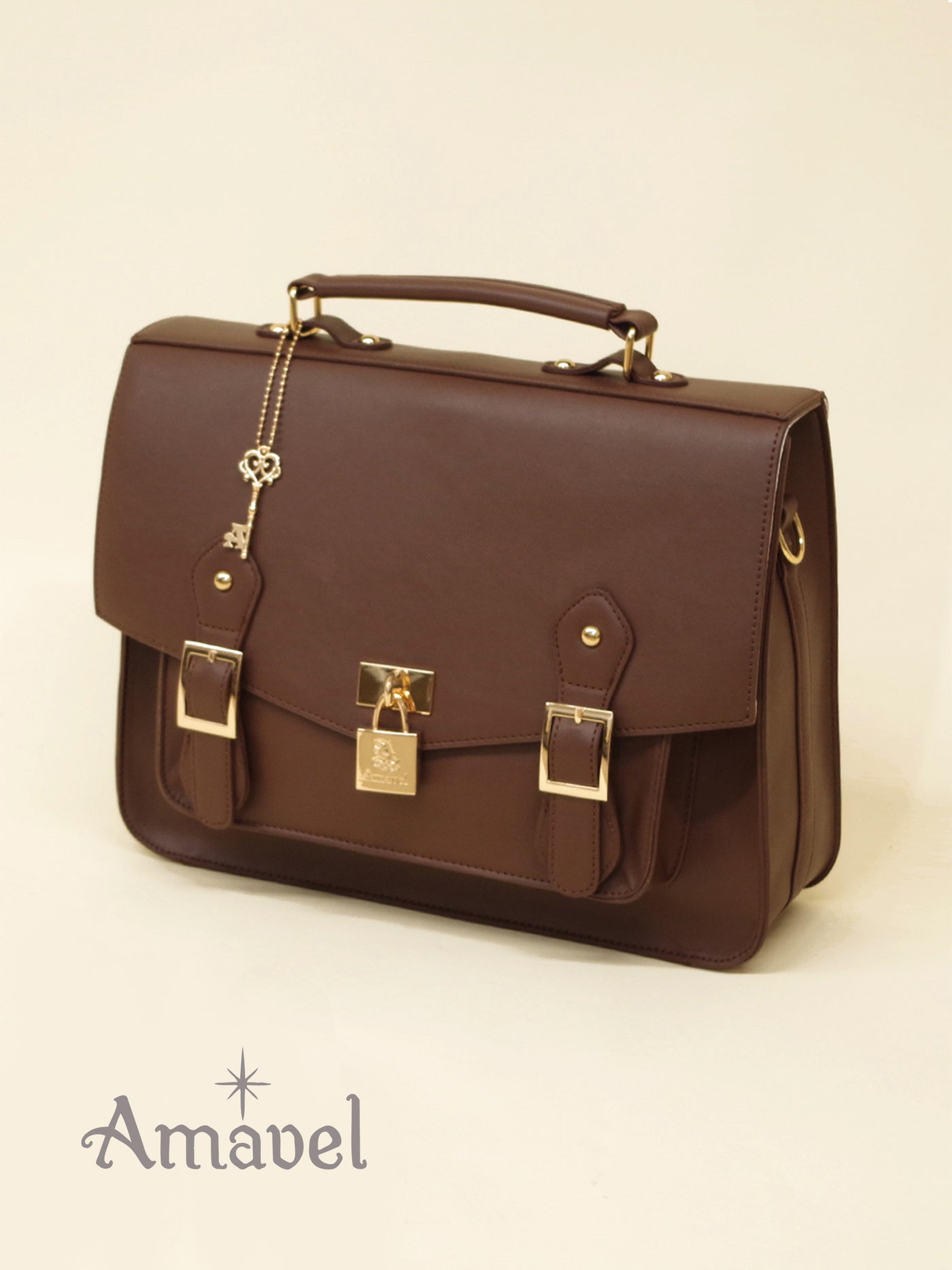 A4 satchel bag with key