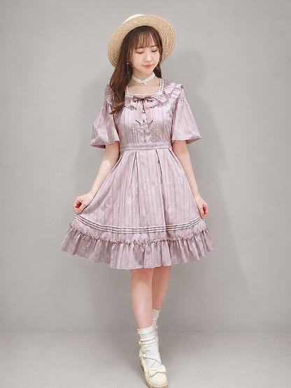 Marchen Cotton フリルワンピース ピンク（Pink） FREE ｜Amavel（アマベル）公式サイト