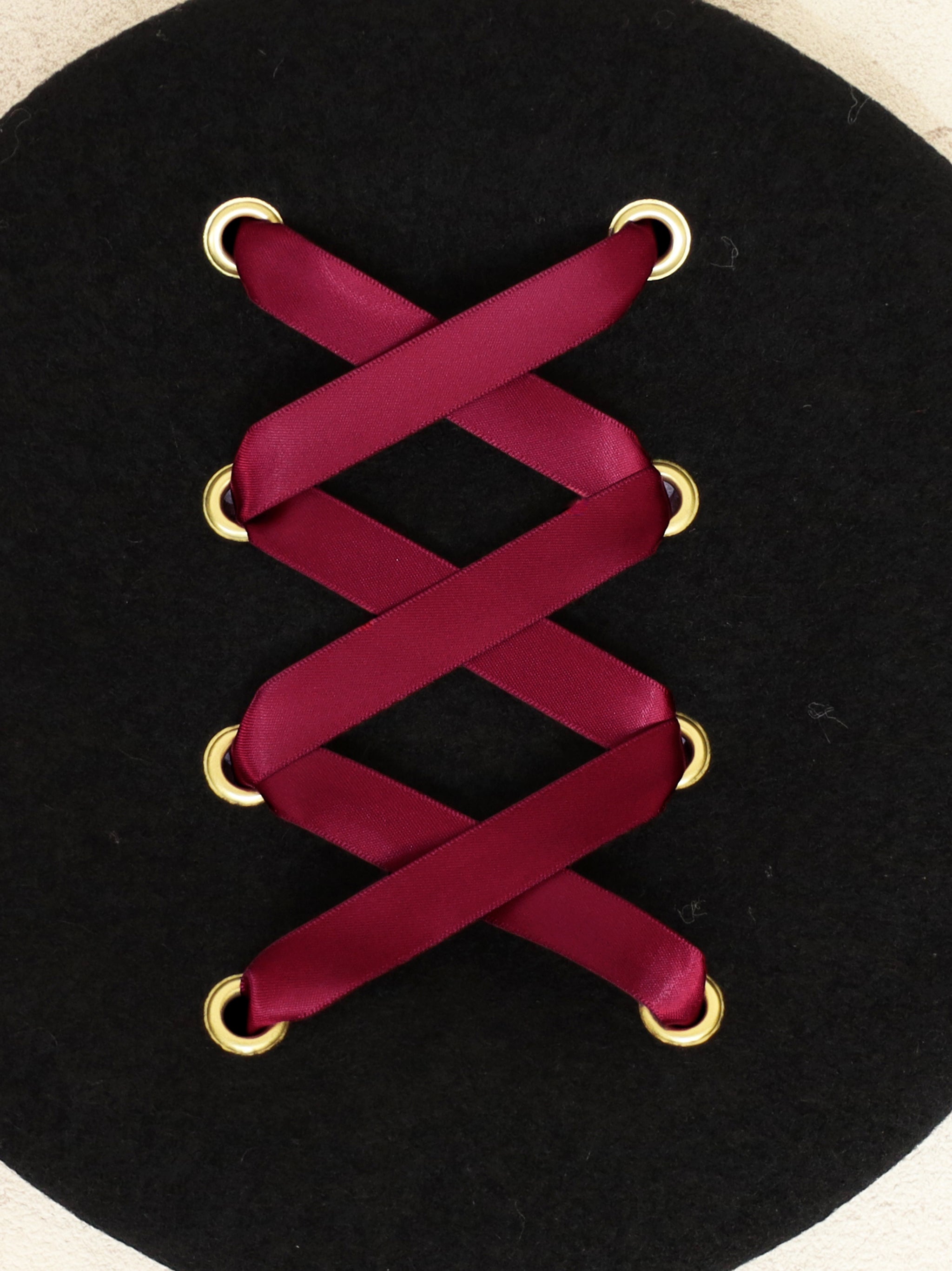 ファーポン付レースアップフェルトベレー ｜Amavel（アマベル）公式サイト