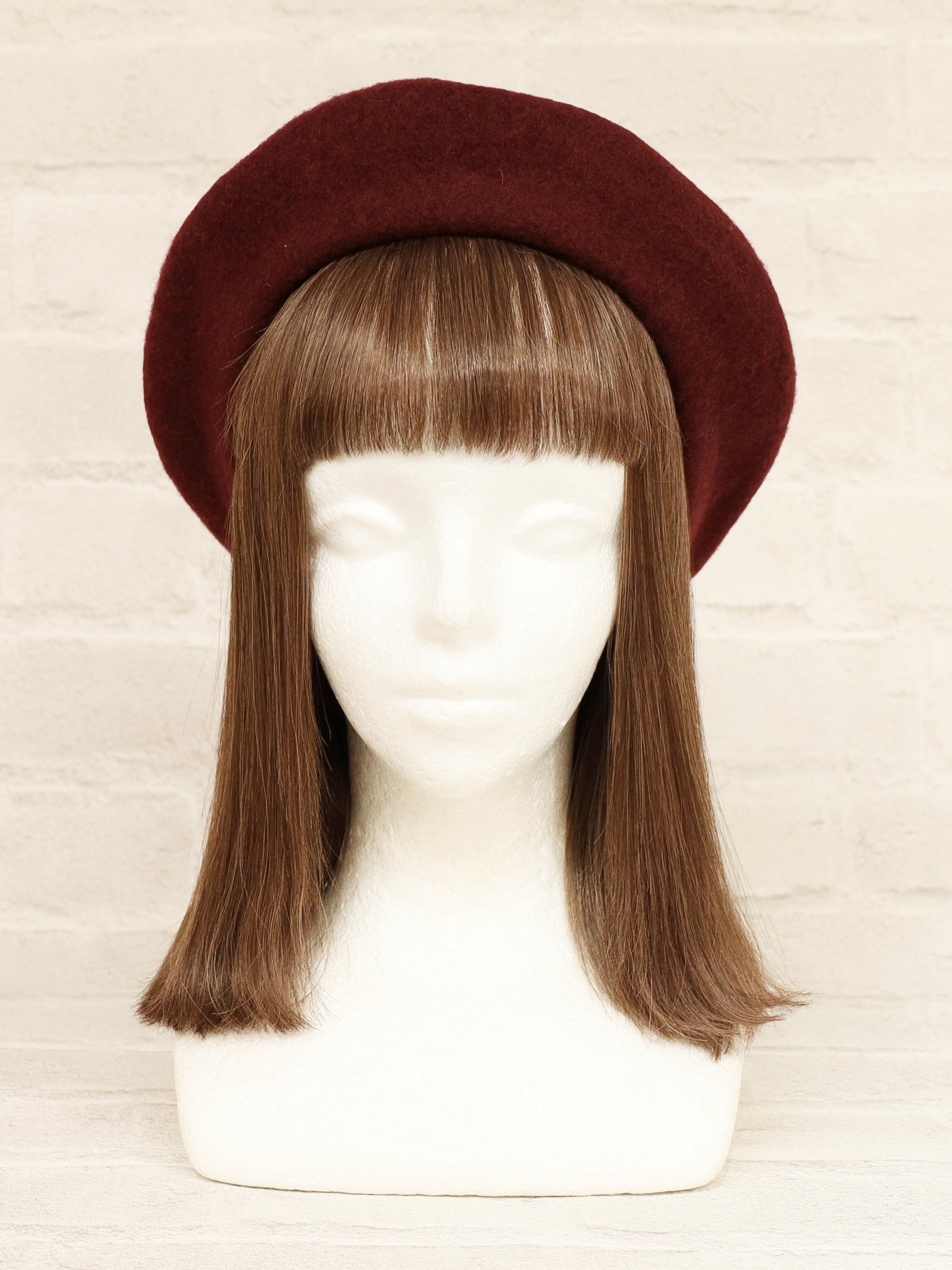 ファーポン付レースアップフェルトベレー ｜Amavel（アマベル）公式サイト