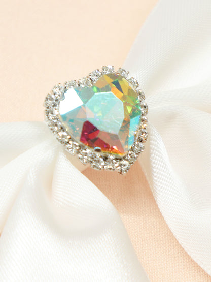 ハートビジュー付リボンブローチ ｜Amavel（アマベル）公式サイト