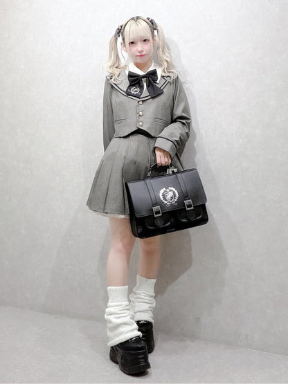 Academic Girly プリーツスカート グレー（Gray） FREE ｜Amavel（アマベル）公式サイト