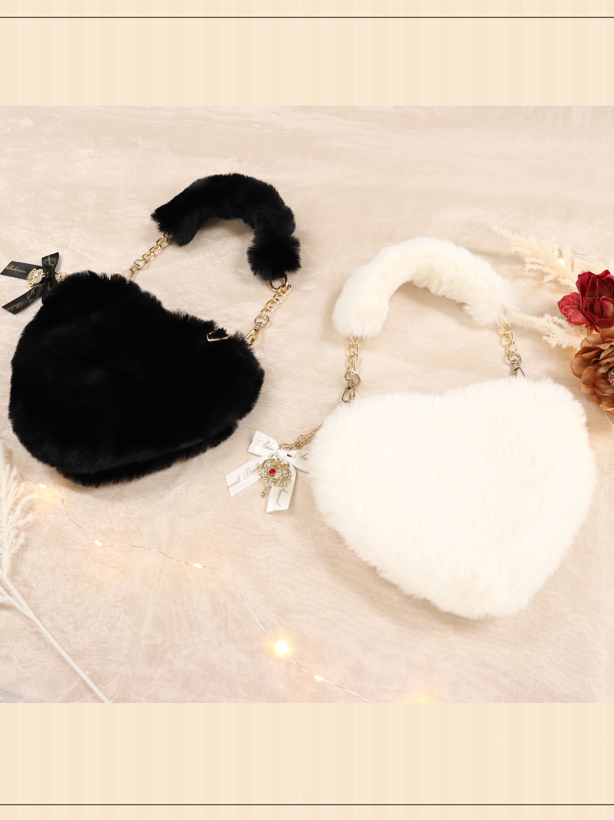 【ノベルティ】オリジナルリボンチャーム付ファーバッグ ｜Amavel（アマベル）公式サイト