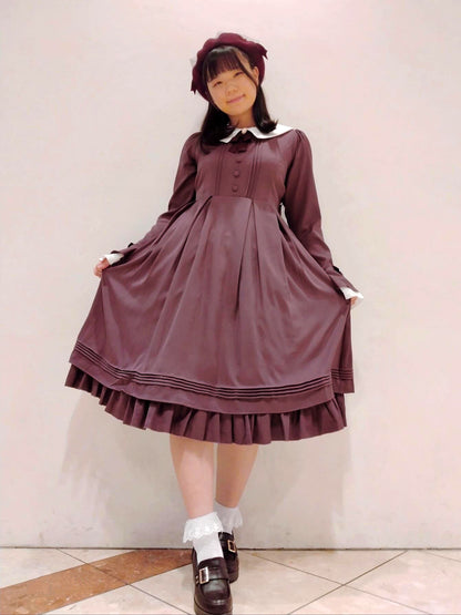 Flare Graceミドル丈ワンピース パープル（Purple） FREE ｜Amavel（アマベル）公式サイト