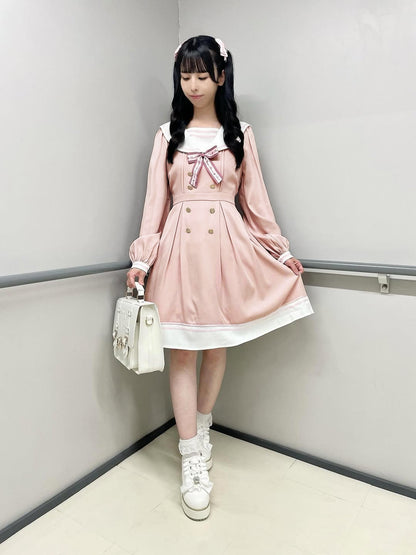 Message Ribbon セーラーワンピース ピンク（Pink） FREE ｜Amavel（アマベル）公式サイト