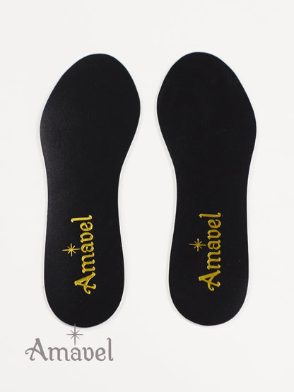 ロゴ入りインソール ブラック（Black） FREE ｜Amavel（アマベル）公式サイト